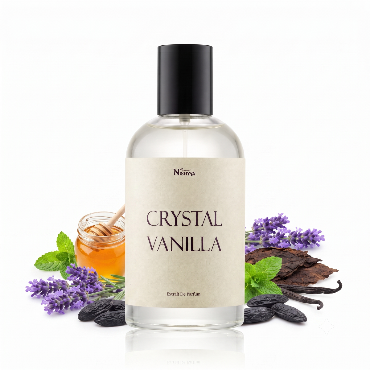 Crystal Vanilla (Extrait De Parfum) | 100ml | Nisfiyya